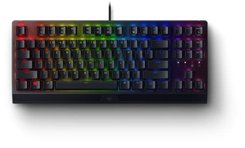 Razer BlackWidow V3 Tenkeyless TKL Clavier de Jeu mécanique commutateurs mécaniques Jaunes – Linéaire et Silencieux – Éclairage RVB Chroma – Facteur de Forme Compact – Macros programmables –