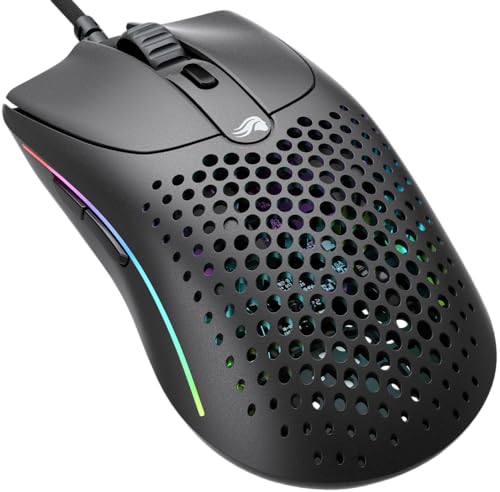 GLORIOUS Gaming Model O 2 Souris de Jeu Filaire - 59 g ultralégère, FPS, 26 000 DPI, Motion Sync, switches 80M de clics, 6 Boutons programmables, ambidextre, RGB, Pieds en PTFE - Noir