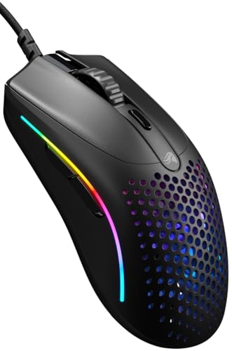 GLORIOUS Model O 2 Mini Souris Gaming Filaire - 49g Ultra légère, capteur Optique 26 000, Motion Sync, 80M de clics, 6 Boutons programmables, pour Petites Mains, FPS, MMO, MOBA, Battle Royale - Noir
