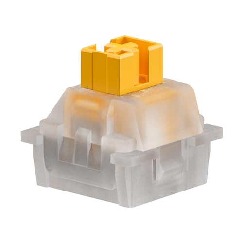 Glorious Gaming - 36x Switches Panda Silencieux Lubrifiés - Switches Magnétiques pour Claviers Mécaniques Hot-Swap HE, Pour le Gaming PC