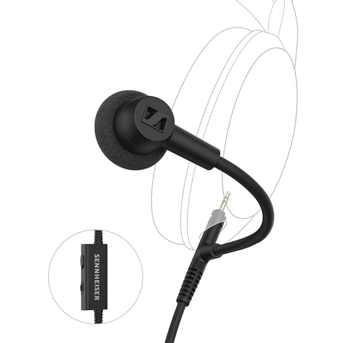 Sennheiser HD 500 BAM Microphone Perche orientable et détachable pour Casque HD 500 Series 620S - Microphone à condensateur à réduction de Bruit - Idéal pour Le Gaming et Le Streaming - 3,5 mm - Noir