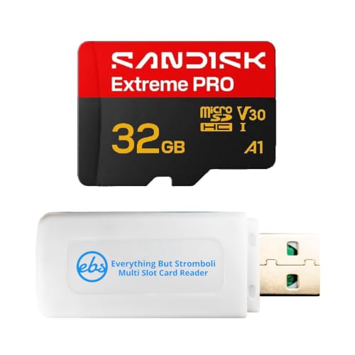SanDisk Carte mémoire microSDHC Extreme Pro U3 V30 SDSQXCO-032G-GS6MA 32 Go