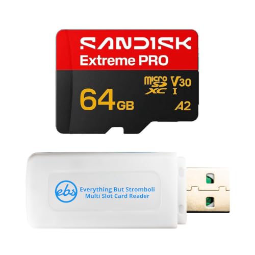 SanDisk Micro Carte mémoire SDXC Extreme Pro UHS-I SDSQXCU-064G-GS6MA 64 Go