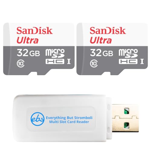 SanDisk UHS-I Ultra Class 10 Lot de 2 cartes mémoire microSD pour tablettes