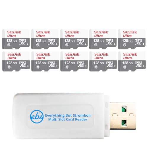 SanDisk Ultra Lot de 10 cartes microSD Classe 10 pour un stockage