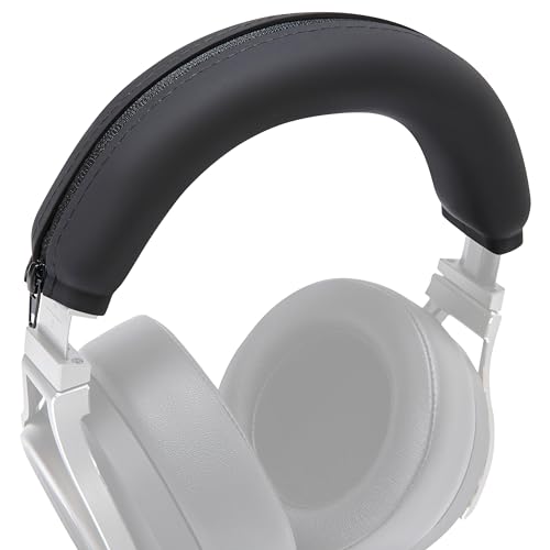WC BandZ Virtuoso V2 – Housse de Bandeau en Silicone pour Casque Corsair Virtuoso par Wicked Cushions | Lavable en Machine, Plus de Cuir écaillé | pour Virtuoso Wireless, XT et SE | Black