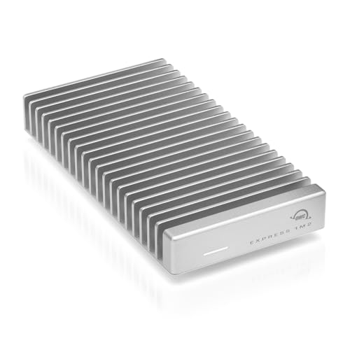 OWC 1TB Express 1M2 NVMe Thunderbolt (USB-C) SSD USB4 Ultra Fast Externe SSD avec boîtier en Aluminium pour dissipateur de Chaleur