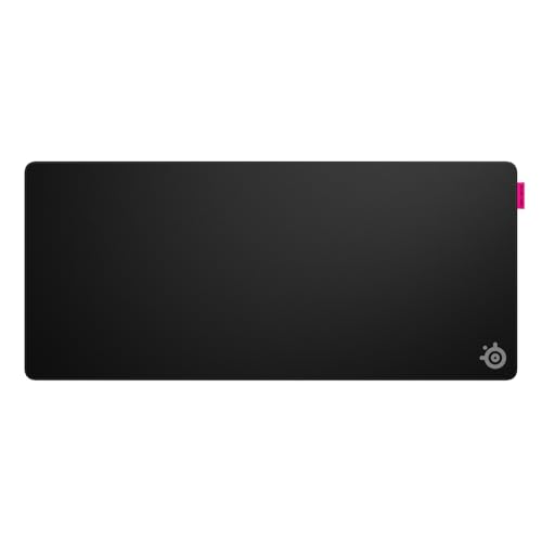 SteelSeries QcK XL Performance Speed Tapis de souris de jeu — Densité supplémentaire pour une glisse fluide — Coutures discrètes — Base en caoutchouc néoprène antidérapant — 40 x 87,5 cm — FPS, MOBAs,