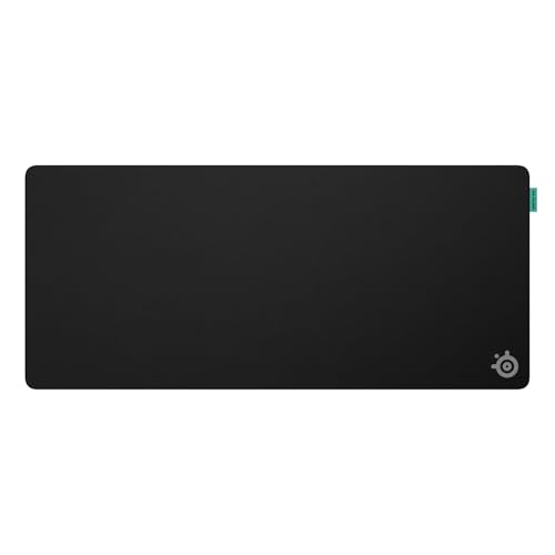 SteelSeries QcK XL Performance Balance Tapis de Souris de Jeu — Densité supplémentaire pour Une Glisse Fluide — Coutures discrètes — Base en Caoutchouc néoprène antidérapant — 40 x 87,5 cm — FPS