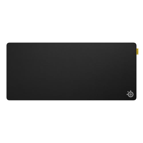 SteelSeries QcK XL Performance Control Tapis de Souris de Jeu — Densité supplémentaire pour Une Glisse Fluide — Coutures discrètes — Base en Caoutchouc néoprène antidérapant — 40 x 87,5 cm — FPS,