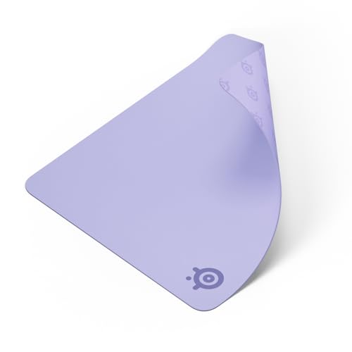 SteelSeries QcK Tapis de Souris Gaming en Tissu - Surface Micro-tissée Exclusive - Optimisé pour Les capteurs de Jeu - Contrôle Maximal - Taille L - Lavande