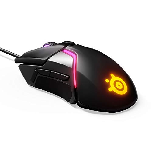 SteelSeries Rival 600 Souris de Jeu, écran OLED, Alerte Tactile, 16000 CPI, Multicolore - Noir
