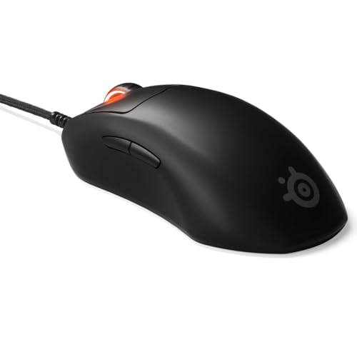 SteelSeries Esports FPS Souris Gaming - Ultra Légère - Prime Edition - 5 Boutons Programmables - Capteur TrueMove Pro 18K CPI - Commutateurs Optiques Magnétiques - Personnalisation - Éclairage RVB -