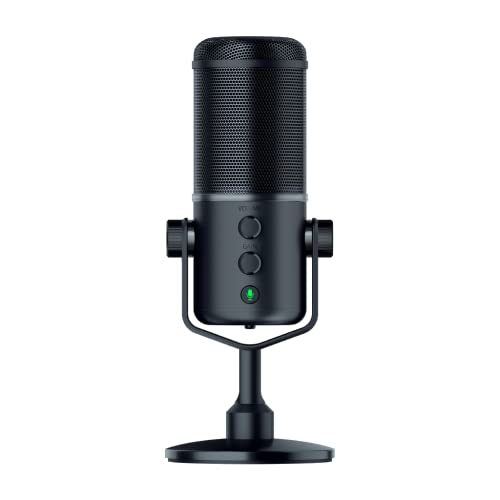 Razer Seiren Elite Radio microphone Avec fil Noir - Microphones (Radio microphone, 120 dB, 44,1 - 48 Hz, 16 bit, Boutons, Avec fil)