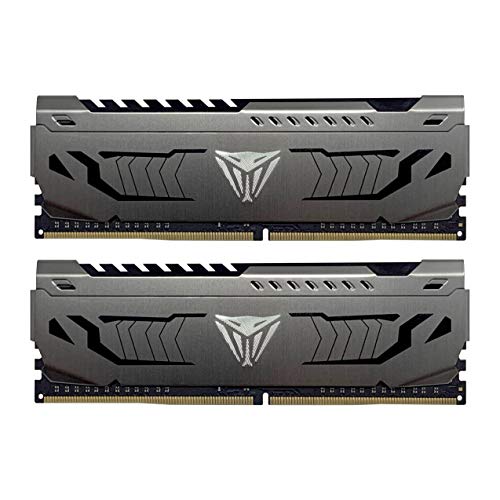 Patriot Viper Steel DDR4 RAM 16 Go (2X8 Go) 3200MT s CL16 UDIMM Desktop Gaming Memory Kit - PVS416G320C6K