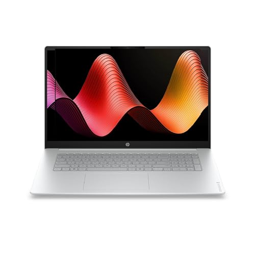 HP OmniBook 3 17-dp0001sfx Ordinateur Portable 17,3 HD , PC Portable (AMD Ryzen 5 130, RAM 8 Go, SSD 512 Go, AMD Radeon 660M Graphics, Windows 11), Laptop Argent, Clavier AZERTY
