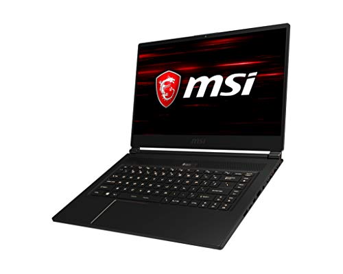MSI GS65 Stealth THIN-068 144Hz 7ms Ultra Thin 4.9mm Gaming Laptop i7-8750H (6 Cores), GTX 1070 8G, 32GB DRAM, 1TB NVMe SSD, 15.6 , Black w Gold Diamond Cut, RGB KB, Win 10 Pro 64 Bit