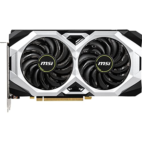 msi Gaming GeForce RTX 2060 Carte Graphique GDRR6 192 Bits HDMI DP 1710 MHz Boost Clock Ray Tracing Turing Architecture VR Ready (RTX 2060 Ventus GP OC) 6 Go