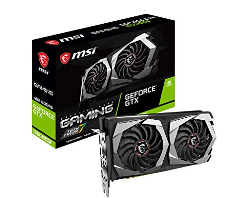 MSI Carte Graphique Gaming GeForce GTX 1650 Super 128 Bits HDMI DP 4 Go GDRR6 HDCP Support DirectX 12 Dual Fan VR Ready OC (GTX 1650 Super Gaming X)