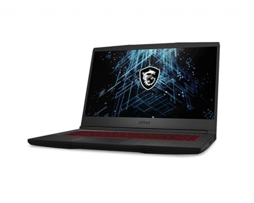 MSI GF65 Thin 10UE Gaming Laptop 15.6 144hz IPS-Level Screen, Intel 10th Gen i5-10500H, NVIDIA GeForce RTX3060, 512GB SSD, 8GB Memory, Black