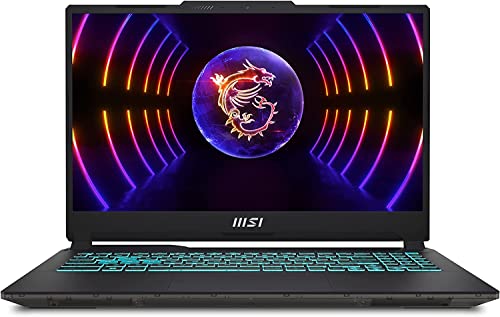 MSI Cyborg 2023 Ordinateur portable de gaming FHD 15,6 144 Hz - 13e génération Intel Core i7-13620H - GeForceRTX 4050-16 Go DDR5 RAM - 512 Go NVMe SSD - Win11 Home noir A13VE-218US