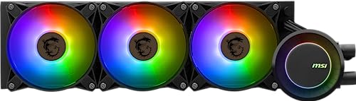 MSI MAG CORELIQUID E360 AIO RGB CPU Liquid Cooler 360mm Radiateur 3 x 120mm ARGB PWN Ventilateurs
