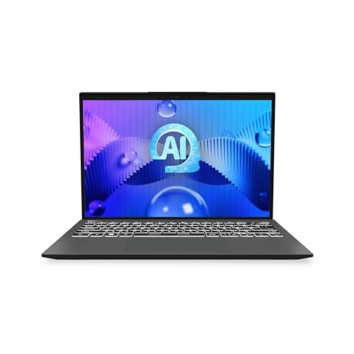 MSI Prestige 13 AI Evo Ordinateur portable Intel Ultra 7-155H, écran OLED UHD de 13,3 , 16 Go DDR5, SSD NVMe 1 To, HDMI, lecteur de carte microSD, Win 11 Pro gris stellaire A1MG-029US