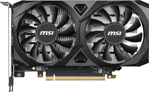 VNUUUXO MSI Gaming RTX 3050 Ventus 2X 6G OC Carte Graphique (NVIDIA RTX 3050, 96 Bits, Boost Clock 1492 MHz, 6 Go GDDR6 14 Gbit s, HDMI DP, Architecture Amp鑢e)