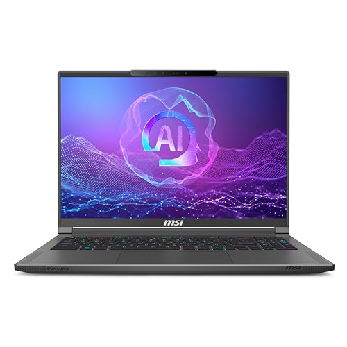 MSI Creator A16 AI (2024) Ordinateur portable 16 QHD OLED 240 Hz AMD Ryzen AI 9-365, NVIDIA RTX 4070, 32 Go LPDDR5x, 1 To NVMe SSD, WiFi 7, Win 11 Home Gris lunaire A3HVGG-233US