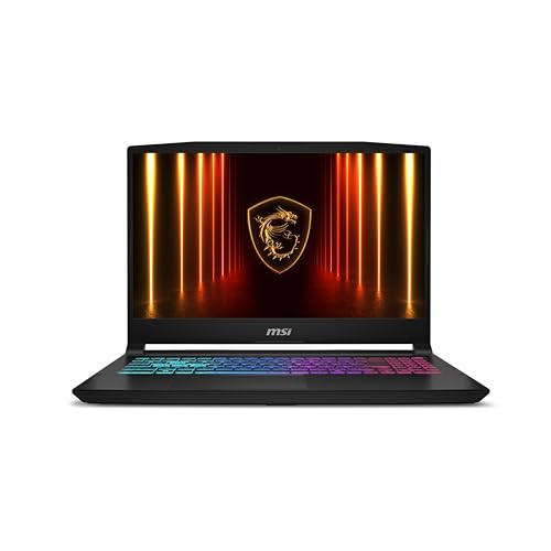 MSI Katana 15 HX Ordinateur portable de jeu QHD 15,6 165 Hz Intel Core i9-14900HX, NVIDIA Geforce RTX 5070, 32 Go DDR5, SSD NVMe 1 To, clavier RVB, Win 11 Home noir B14WGK-016US