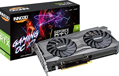 Inno3D GeForce RTX 3050 Gaming OC X2 8 Go Carte Graphique Noir
