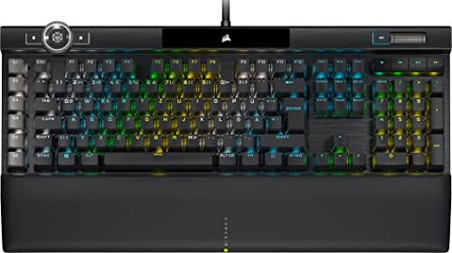 Corsair K100 RGB Mechanical Gaming Clavier USB QWERTZ Allemand Noir