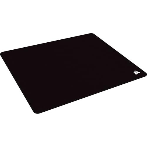 Corsair MM200 PRO Tapis de Souris Gaming, Tissu Résistant aux Éclaboussures Premium (Surface de 45 cm sur 40 cm, Textile Micro-Maille, Caoutchouc Épaisse 6 mm, Base Antidérapante) Lourd XL, Noir