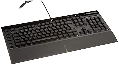 Corsair K55 RGB PRO clavier USB QWERTZ Allemand Noir