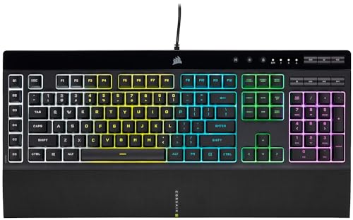 Corsair K55 RGB Pro Clavier USB QWERTY Anglais Noir