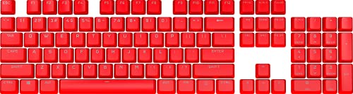 Corsair Kit de Mod de Touches PBT Double-Shot Pro (Touches PBT à Double tir, compatibilité Standard de la rangée inférieure, Surface texturée, Murs de 1,5 mm d'épaisseur avec Police rétroéclairée