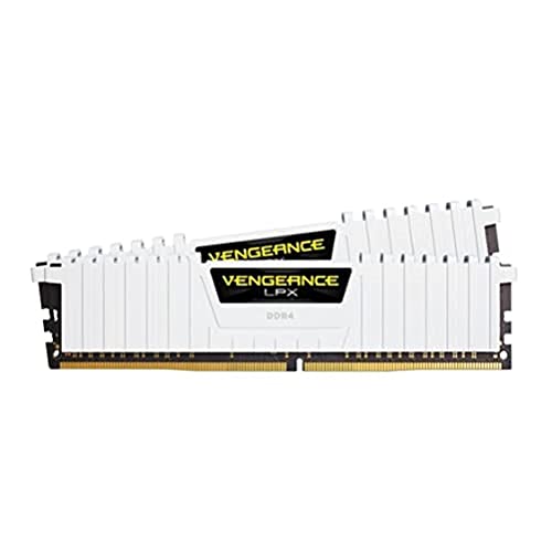 Corsair MÉMOIRE CORSAIR DDR4 Jusqu'à 3200MHz 16 GO C16 Vengeance LPX K2 2 2 X 8 GO, 1,35 V, Vengeance, LPX, BK 16-20-20-38, Noir