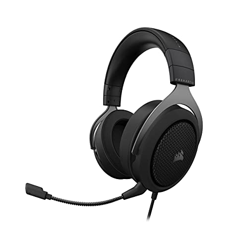 Corsair HS60 HAPTIC Casque de Jeu stéréo avec Basses haptiques, Carbone