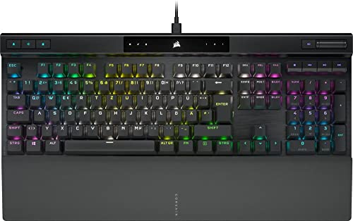 K70 Rgb Pro Mx Speed Usb Aluminum Chassis Textured Wasd Wrist Rest Cherry Mx Mechanical Switches Rgb Led Backlight (cH-9109414-De)