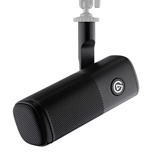 Elgato Wave DX - Micro XLR Dynamique cardioïde, Suppression de Bruit, optimisation des Voix pour Podcast, Streaming et Diffusion, Booster de Signal Non requis, Compatible Toutes interfaces, Mac et PC