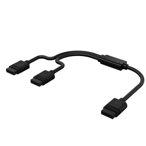 Corsair iCUE Link Câble en Y - 600mm Droit - Noir