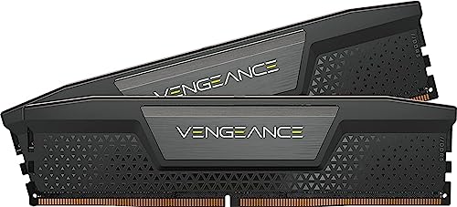 CORSAIR Vengeance DDR5 RAM 48Go (2x24Go) Jusqu'à 6000MHz CL36 Intel XMP Compatible iCUE Mémoire d'Ordinateur - Noir (CMK48GX5M2E6000C36)