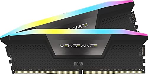 CORSAIR Vengeance RGB DDR5 48Go (2 x 24Go) Jusqu'à 6400MHz Intel RAM