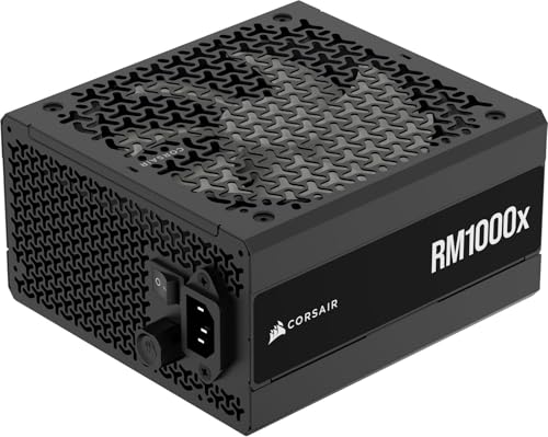 Corsair RM1000x alimentatore per computer 1000 W 24-pin ATX ATX Nero (CORSAIR 1000W GOLD FULLY MODULAR RM1000X)