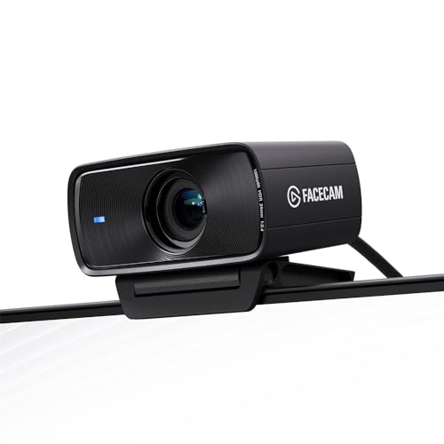 Elgato Facecam MK.2 – Webcam Haut de Gamme Full HD pour Streaming, Jeux vidéo, appels vidéo et Enregistrement, HDR, capteur Sony, Commandes PTZ – Compatible OBS, Zoom, Teams et Plus, pour PC Mac