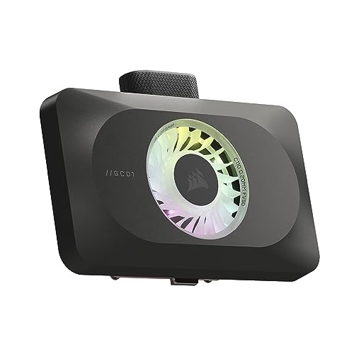 CORSAIR iCUE LINK XG3 RGB Waterblock pour Carte Graphique Hybride - Refroidissement Personnalisé Hybride - Compatible avec AMD RX 7900 XT(X) - Noir
