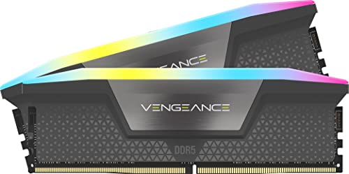 CORSAIR Vengeance RGB DDR5 64Go (2 x 32Go) Jusqu'à 6000MHz AMD Intel RAM