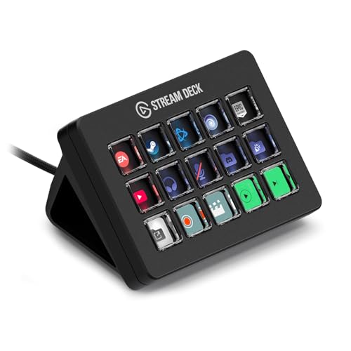 Elgato Stream Deck Scissor Keys - Contrôleur de Jeu pour Joueurs - Touches Personnalisables pour Discord, raccourcis, Actions en Jeu Plus Encore