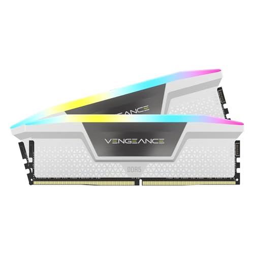 CORSAIR Vengeance RGB DDR5 32Go (2 x 16Go) Jusqu'à 6000MHz Intel RAM
