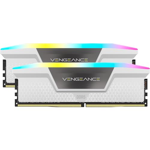 CORSAIR Vengeance RGB DDR5 64Go (2 x 32Go) Jusqu'à 6000MHz Intel RAM